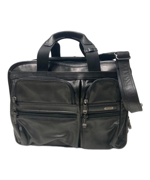 TUMI（トゥミ）TUMI (トゥミ) 2WAYレザーブリーフケース ブラックの古着・服飾アイテム