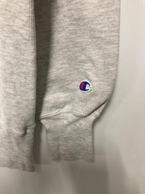 Champion REVERSE WEAVE（チャンピオン リバース ウィーブ）Champion REVERSE WEAVE (チャンピオン リバース ウィーブ) クルーネックスウェット グレー サイズ:Mの古着・服飾アイテム