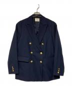 Demi-Luxe Beamsデミルクス ビームス）の古着「ドライギャバジン 6ボタンダブルジャケット」｜ネイビー