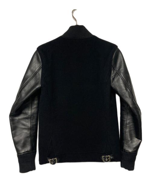 BACK BONE（バックボーン）BACK BONE (バックボーン) メルトンウールスタジャン ブラック サイズ:Ｍの古着・服飾アイテム