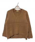 Acne studiosアクネ ストゥディオス）の古着「DEBORAH L-WOOL PAW16 / ミドルゲージニット」｜ブラウン