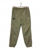 F.C.R.B.エフシーレアルブリストル）の古着「SUPPLEX NYLON EASY PANTS / ナイロンパンツ」｜オリーブ