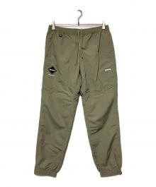 F.C.R.B.（エフシーレアルブリストル）の古着「SUPPLEX NYLON EASY PANTS / ナイロンパンツ」｜オリーブ
