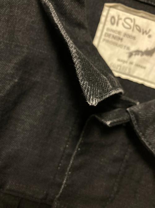 orSlow（オアスロウ）orSlow (オアスロウ) デニムジャケット ブラック サイズ:5の古着・服飾アイテム