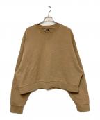 entire studiosエンタイアスタジオ）の古着「クルーネックスウェット」｜ブラウン