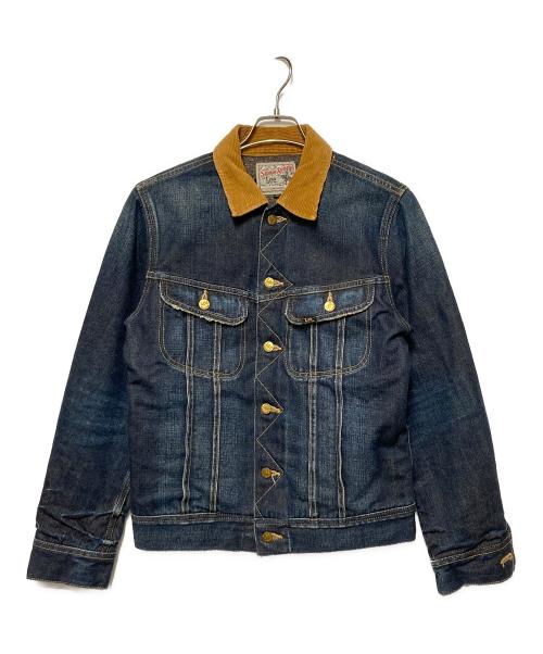 LEE（リー）LEE (リー) 襟コーデュロイデニムジャケット / STORM RIDER インディゴ サイズ:Ｍの古着・服飾アイテム