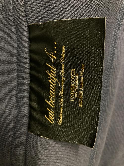 Champion REVERSE WEAVE（チャンピオン リバース ウィーブ）Champion REVERSE WEAVE (チャンピオン リバース ウィーブ) UNDERCOVER (アンダーカバー) リバースウィーブジップフーデッドスウェットシャツ ネイビー サイズ:XL 未使用品の古着・服飾アイテム