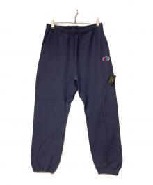 Champion REVERSE WEAVE×UNDERCOVER（チャンピオン リバース ウィーブ×アンダーカバー）の古着「リバースウィーブスウェットパンツ」｜ネイビー