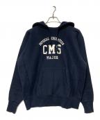 Champion REVERSE WEAVEチャンピオン リバース ウィーブ）の古着「25FW プルオーバーアフターフーデッドスウェットシャツ」｜ネイビー