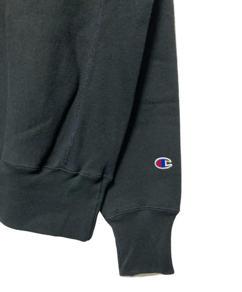 Champion REVERSE WEAVE（チャンピオン リバース ウィーブ）Champion REVERSE WEAVE (チャンピオン リバース ウィーブ) クルーネックスウェット ブラック サイズ:L 未使用品の古着・服飾アイテム