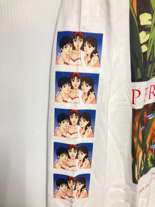 Filmarks Culture Wear（フィルマークスカルチャーウェア）Filmarks Culture Wear (フィルマークスカルチャーウェア) PERFECT BLUE (パーフェクトブルー) 未麻プリントロングスリーブTシャツ ホワイト サイズ:XLの古着・服飾アイテム