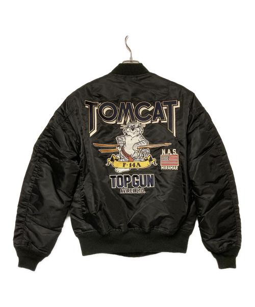AVIREX（アヴィレックス）AVIREX (アヴィレックス) MA-1ジャケット ブラック サイズ:Lの古着・服飾アイテム