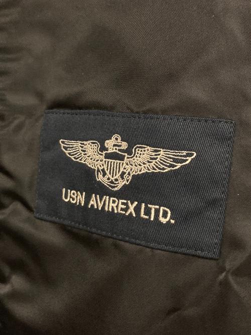 AVIREX（アヴィレックス）AVIREX (アヴィレックス) MA-1ジャケット ブラック サイズ:Lの古着・服飾アイテム