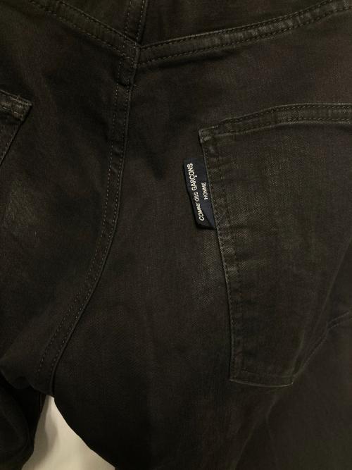 COMME des GARCONS HOMME（コムデギャルソン オム）COMME des GARCONS HOMME (コムデギャルソン オム) ストレッチストレートパンツ ブラック サイズ:Sの古着・服飾アイテム