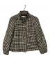 Loulou Willoughby（ルルウィルビー）の古着「ウールスラブ千鳥ショートコート」｜ホワイト×ブラック