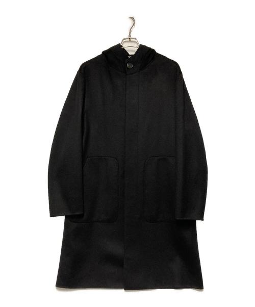 theory（セオリー）theory (セオリー) THOMPSON PA DFW LUXE NEW DIVIDE / カシミヤブレンドウールフーデッドコート ブラック サイズ:Lの古着・服飾アイテム