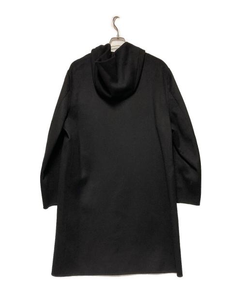 theory（セオリー）theory (セオリー) THOMPSON PA DFW LUXE NEW DIVIDE / カシミヤブレンドウールフーデッドコート ブラック サイズ:Lの古着・服飾アイテム