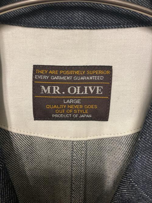 MR.OLIVE（ミスターオリーブ）MR.OLIVE (ミスターオリーブ) 10oz ALL SEASON DEINIM/2B DOUBLE BREASTED LAPEL インディゴ サイズ:Lの古着・服飾アイテム
