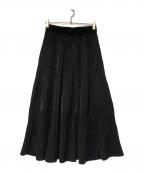 JOURNAL STANDARDジャーナルスタンダード）の古着「23SS ミニプリーツティアードスカート」｜ブラック