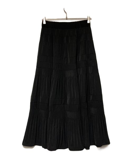 JOURNAL STANDARD（ジャーナルスタンダード）JOURNAL STANDARD (ジャーナルスタンダード) 23SS ミニプリーツティアードスカート ブラック サイズ:38の古着・服飾アイテム