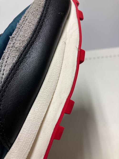 NIKE（ナイキ）NIKE (ナイキ) sacai (サカイ) UNDERCOVER (アンダーカバー) LD WAFFLE/SU ブラック×グリーン サイズ:US9.5の古着・服飾アイテム