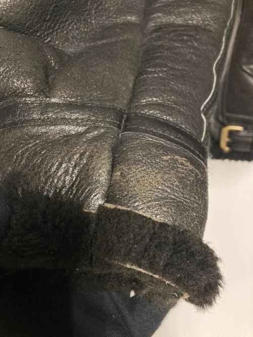 AVIREX（アヴィレックス）AVIREX (アヴィレックス) B-3ムートンジャケット ブラック サイズ:40の古着・服飾アイテム