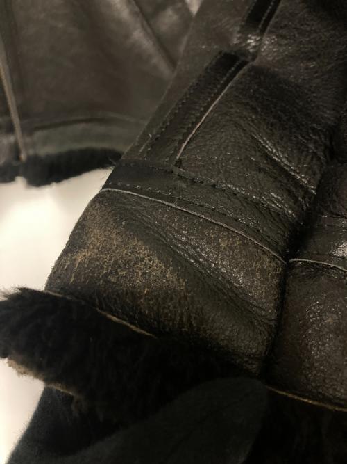 AVIREX（アヴィレックス）AVIREX (アヴィレックス) B-3ムートンジャケット ブラック サイズ:40の古着・服飾アイテム