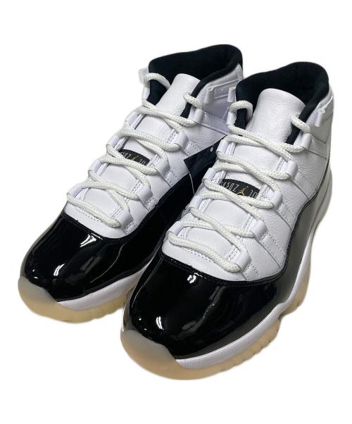 NIKE（ナイキ）NIKE (ナイキ) AIR JORDAN11 RETRO ホワイト×ブラック サイズ:US9 未使用品の古着・服飾アイテム