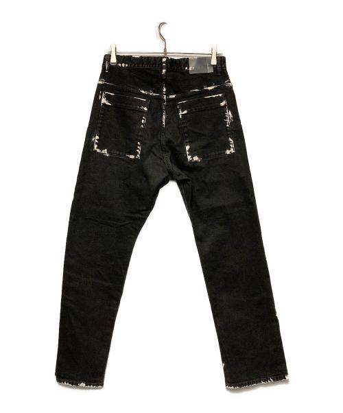 VEIN（ヴェイン）VEIN (ヴェイン) デニムパンツ ブラック×ホワイト サイズ:3の古着・服飾アイテム