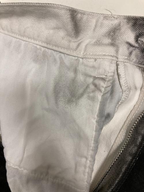 VEIN（ヴェイン）VEIN (ヴェイン) デニムパンツ ブラック×ホワイト サイズ:3の古着・服飾アイテム