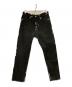 VEIN（ヴェイン）の古着「デニムパンツ」｜ブラック×ホワイト