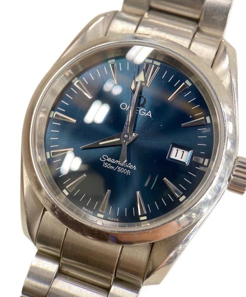 OMEGA（オメガ）OMEGA (オメガ) OMEGA（オメガ） シーマスター アクアテラ ブルーの古着・服飾アイテム