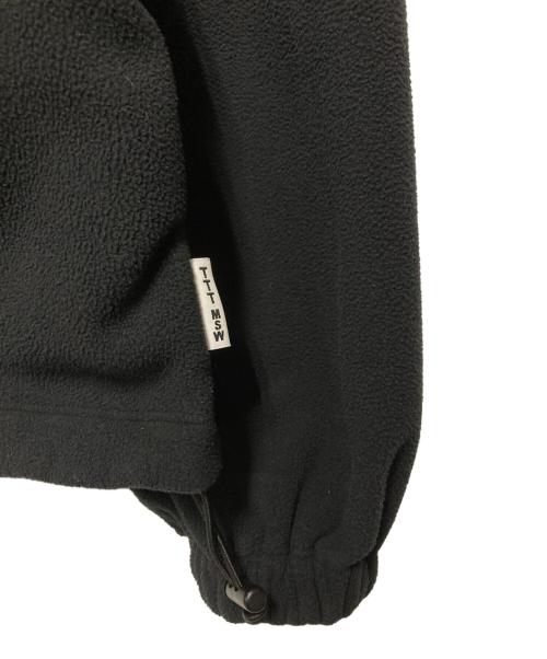 TTT MSW（ティー）TTT MSW (ティー) 25AW Polartec fleece jacket / フリースジップパーカー ブラック サイズ:Sの古着・服飾アイテム