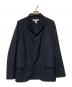 COMME des GARCONS SHIRT（コムデギャルソンシャツ）の古着「polyester/wool gabardine plain with workstitch」｜ネイビー