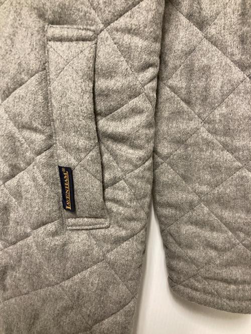 LAVENHAM（ラベンハム）LAVENHAM (ラベンハム) ウールキルティングコート グレー サイズ:36の古着・服飾アイテム