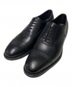 Joseph Cheaney &SONSジョセフチーニーアンドサンズ）の古着「FRANCIS / メダリオンストレートチップシューズ」｜ブラック