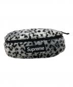 SUPREMEシュプリーム）の古着「17FW Leopard Fleece Waist Bag」｜ホワイト×ブラック