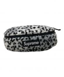 SUPREME（シュプリーム）の古着「17FW Leopard Fleece Waist Bag」｜ホワイト×ブラック