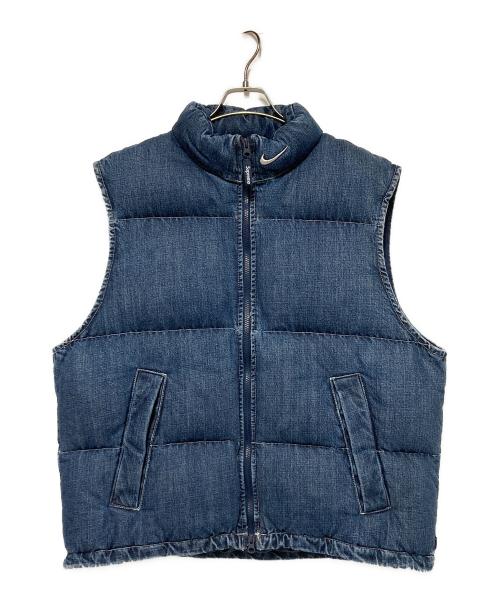 SUPREME（シュプリーム）SUPREME (シュプリーム) NIKE (ナイキ) 24SS Denim Puffer Vest インディゴ サイズ:M 未使用品の古着・服飾アイテム