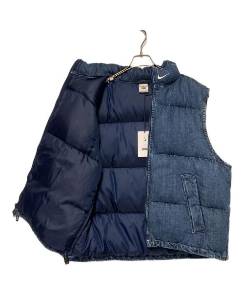 SUPREME（シュプリーム）SUPREME (シュプリーム) NIKE (ナイキ) 24SS Denim Puffer Vest インディゴ サイズ:M 未使用品の古着・服飾アイテム