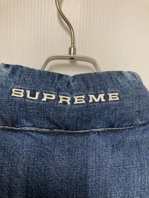 SUPREME（シュプリーム）SUPREME (シュプリーム) NIKE (ナイキ) 24SS Denim Puffer Vest インディゴ サイズ:M 未使用品の古着・服飾アイテム