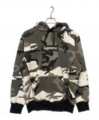 SUPREMEシュプリーム）の古着「13FW Box Logo Hooded Sweatshirt Snow Camo」｜グレー×ホワイト