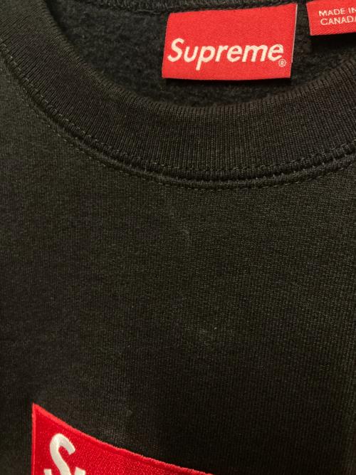 SUPREME（シュプリーム）SUPREME (シュプリーム) Box Logo Crewneck ブラック サイズ:Mの古着・服飾アイテム