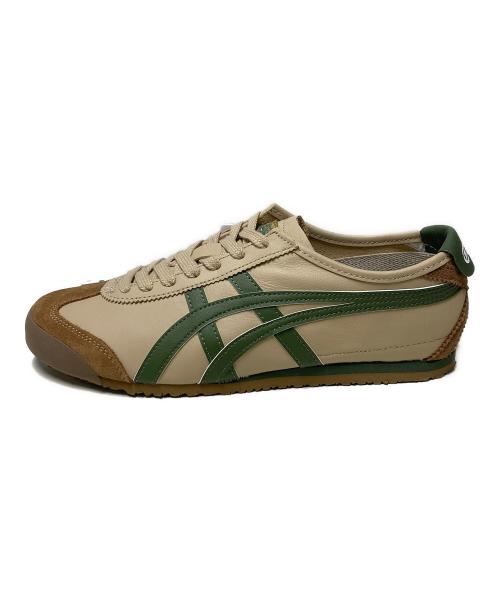 Onitsuka Tiger（オニツカタイガー）Onitsuka Tiger (オニツカタイガー) MEXIZO 66 ベージュ×グリーン サイズ:US8.5 未使用品の古着・服飾アイテム