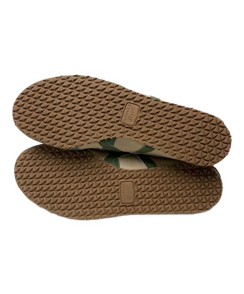 Onitsuka Tiger（オニツカタイガー）Onitsuka Tiger (オニツカタイガー) MEXIZO 66 ベージュ×グリーン サイズ:US8.5 未使用品の古着・服飾アイテム