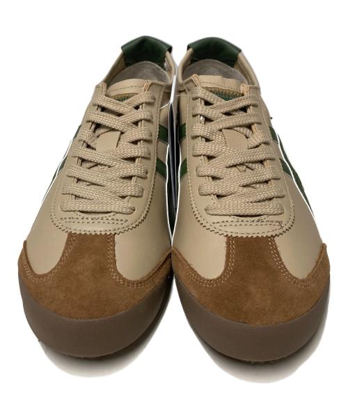 Onitsuka Tiger（オニツカタイガー）Onitsuka Tiger (オニツカタイガー) MEXIZO 66 ベージュ×グリーン サイズ:US8.5 未使用品の古着・服飾アイテム