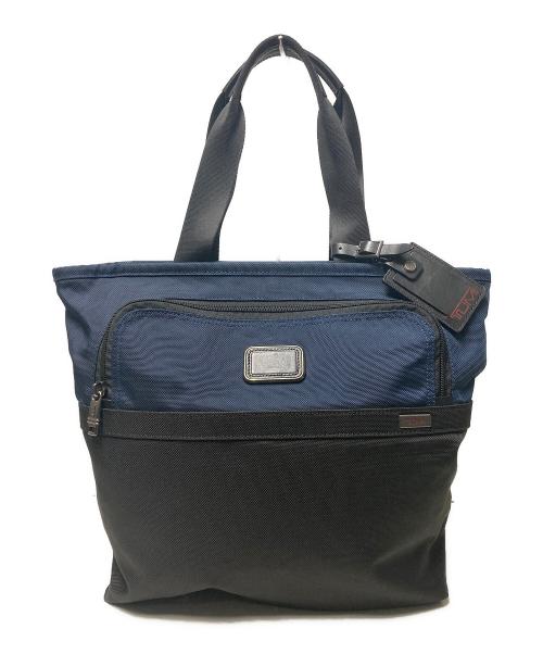 TUMI（トゥミ）TUMI (トゥミ) ナイロントートバッグ ネイビー×ブラックの古着・服飾アイテム