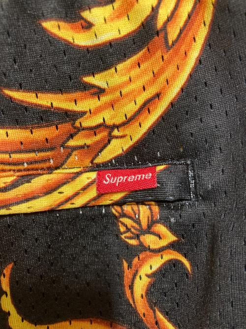 SUPREME（シュプリーム）SUPREME (シュプリーム) NIKE (ナイキ) 14SS Basketball Shorts ブラック×イエロー サイズ:Sの古着・服飾アイテム