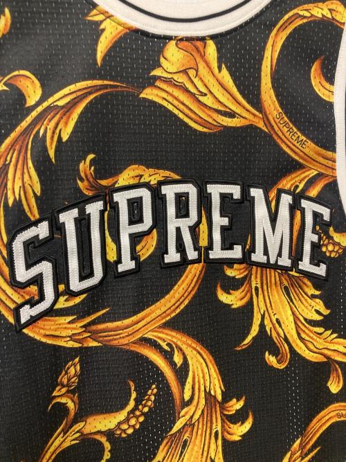 SUPREME（シュプリーム）SUPREME (シュプリーム) NIKE (ナイキ) 14SS Basketball Jersey ブラック×イエロー サイズ:Mの古着・服飾アイテム