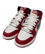 NIKEナイキ）の古着「AIR JORDAN 1 RETRO HIGH OG GS」｜ホワイト×レッド